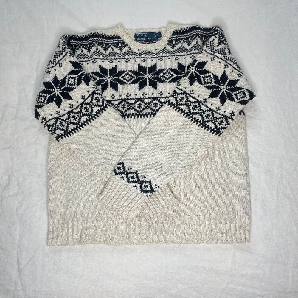 Ralph Lauren Vintage inspired snowflake sweater